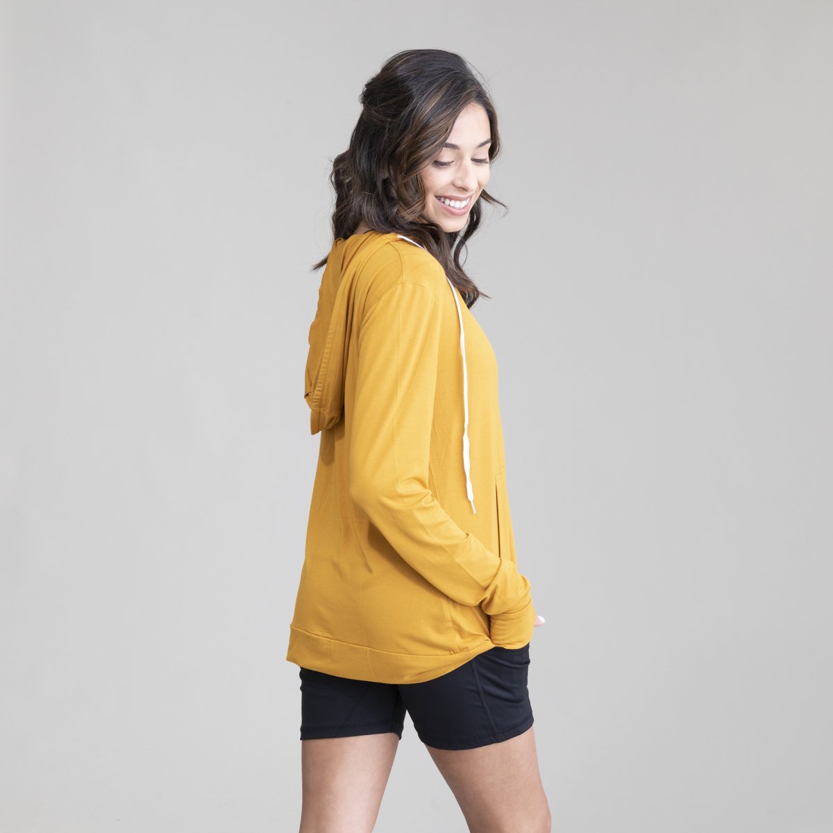 Womens Lightweight Dusk V-Neck Hoodie UPF50+