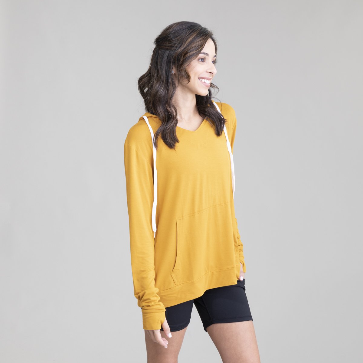 Womens Lightweight Dusk V-Neck Hoodie UPF50+