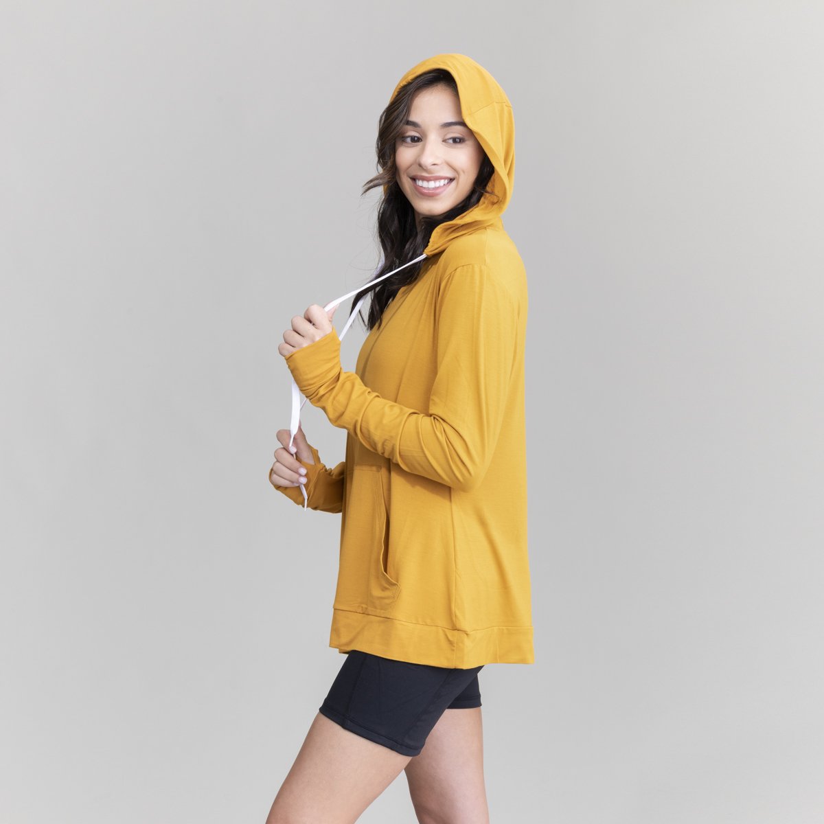 Womens Lightweight Dusk V-Neck Hoodie UPF50+