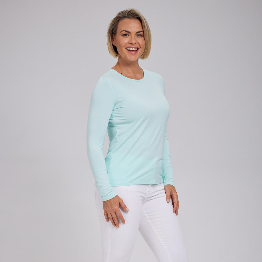 Womens Everyday Long Sleeve Crew Tee