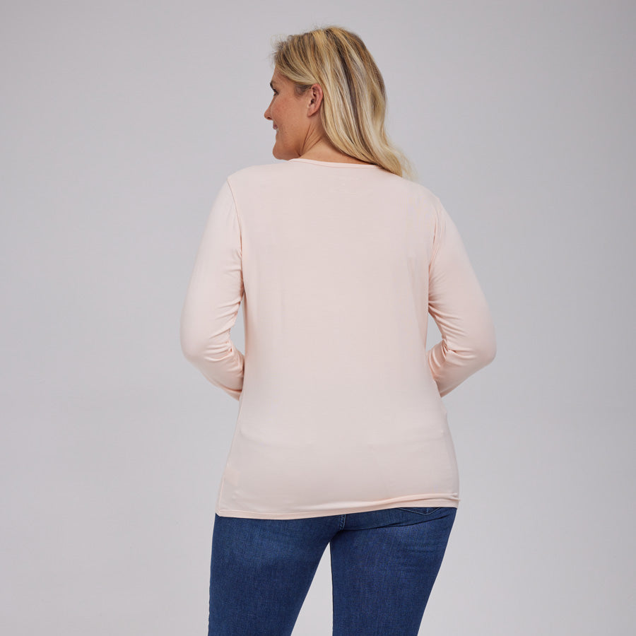 Womens Everyday Long Sleeve Crew Tee