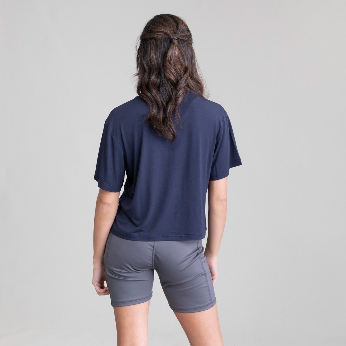 Womens Seaside Crew Croptop UPF50+
