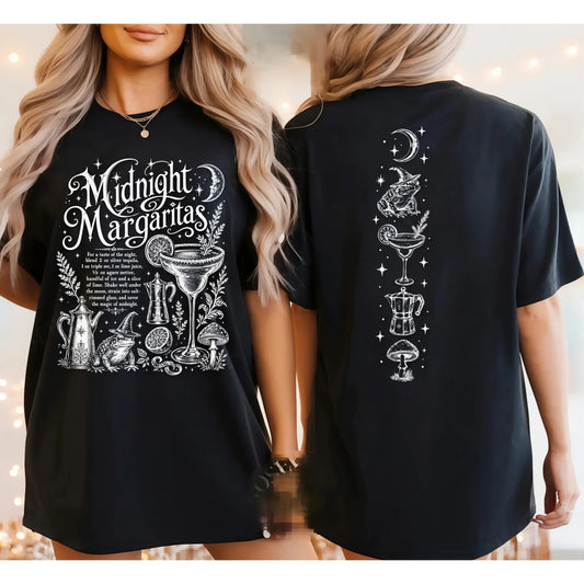 Midnight Margaritas Shirt Comfort Colors, Trendy Women's Tee, streetwear, tiktok shop deals, summer outfits, guys gifts, summer clothes, gifts for him, graphic tee, men's shirts, t shirt, clothes for men, black casual Tshirt, Menswear