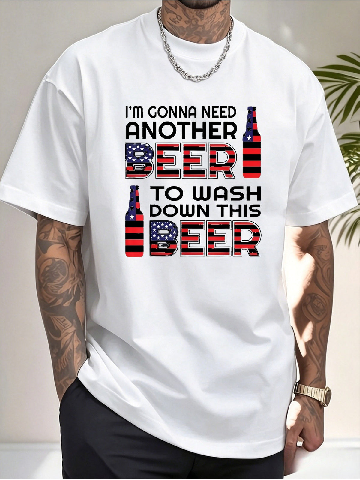 BEST NEW Funny Beer Drinking USA Flag Tee S 3Xlsame Style 2026 Summer Shirt Sleeved Printed T Shirt 01