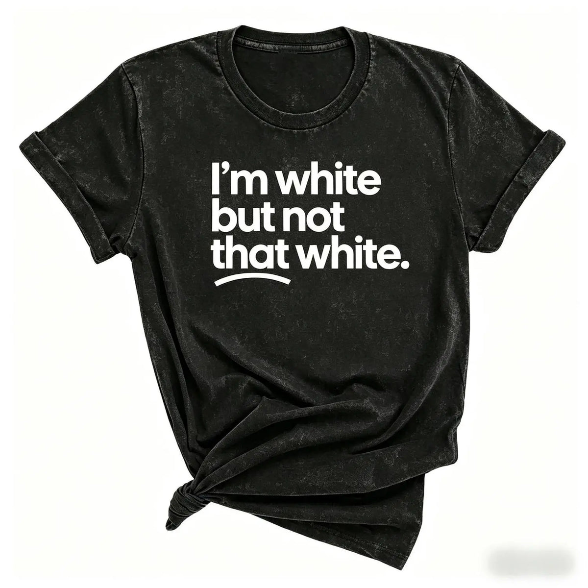 Women's Classic Fitted Graphic Print Top - Short Sleeves, Crew Neck, Subtle White Hue, Breathable Soft Cotton, Lightweight, Durable Stitching, Bold Humor, Casual T-Shirt Black Womenswear,sohochic