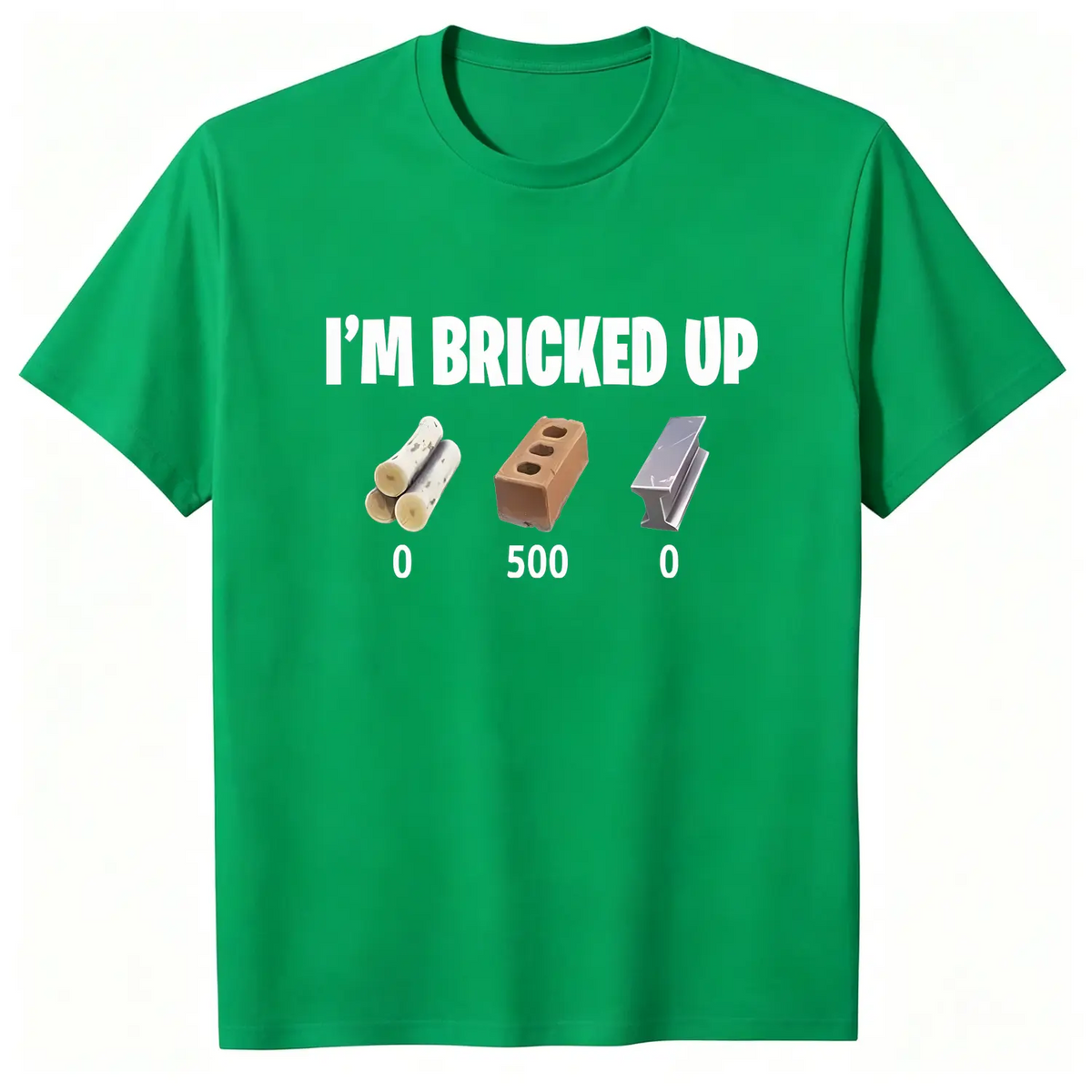 [100% Cotton] I'm Bricked Up Meme Tee, Cool Graphic Shirt, Perfect for Casual Outfits. Golf Gift T-Shirt For Men and Women